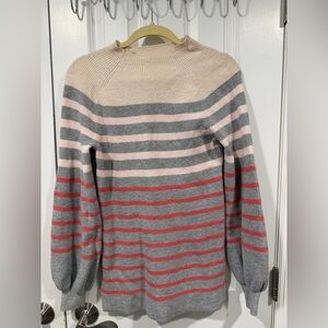 LOFT Multicolor Striped Women's Sweater